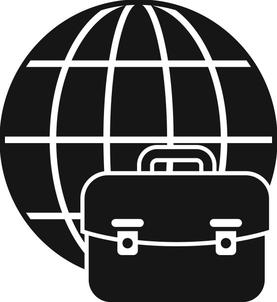 全球招聘图标简易在线工作图片下载