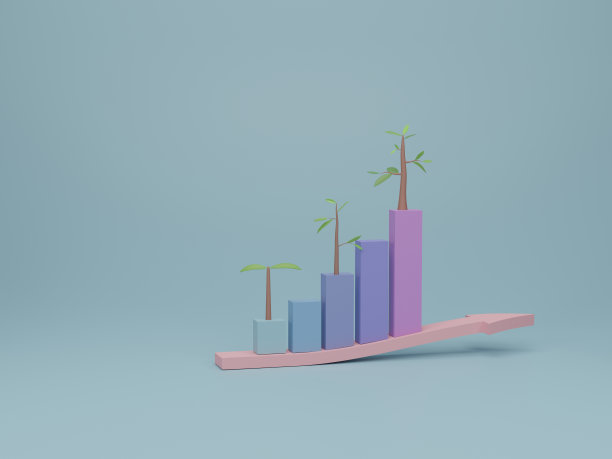 条形图的生长与树木走向成功的过程是循序渐进的。图片下载