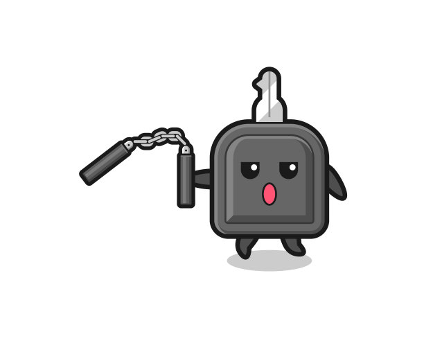 汽车钥匙使用双节棍的漫画图片下载