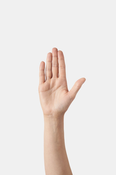 举起手来问，志愿女手就白了。图片下载