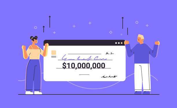 幸福的人拿着彩票十张图片下载