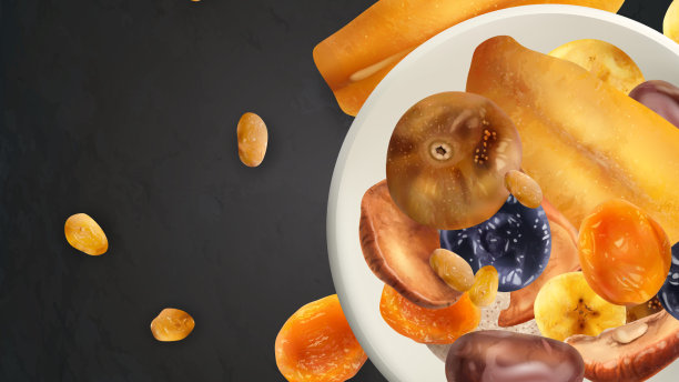 干果黑板背景图片下载