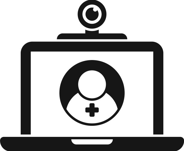 远程医疗视频通话图标简单在线图片下载