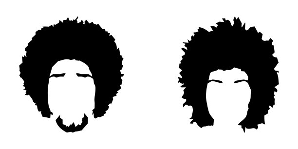 男女皆宜的非洲式发型图片下载