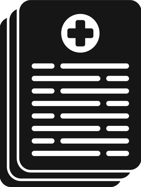 医学论文图标简单的医生病人图片下载