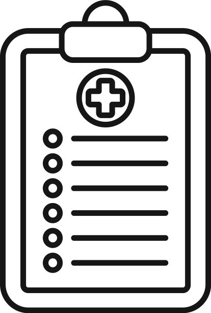 病人剪贴板图标轮廓家族图片下载