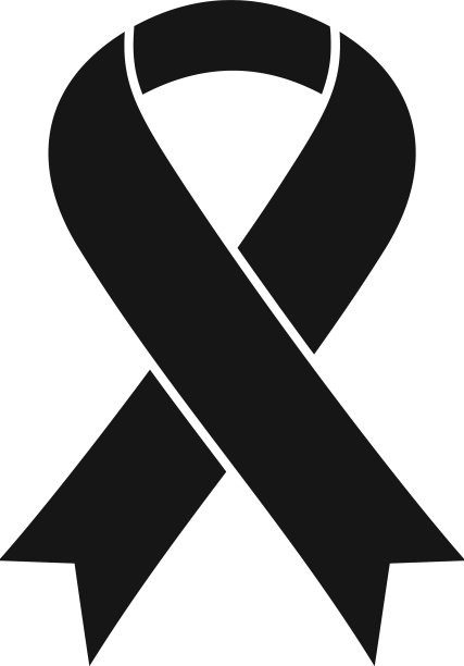 慈善丝带图标简单的帮助之手图片下载