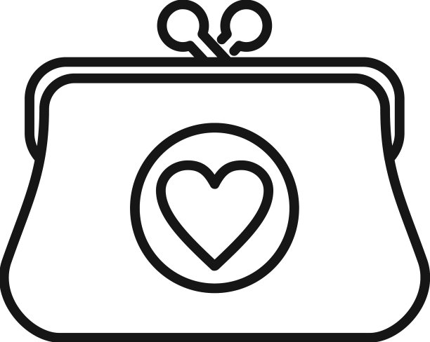 慈善钱包图标轮廓慈善图片下载