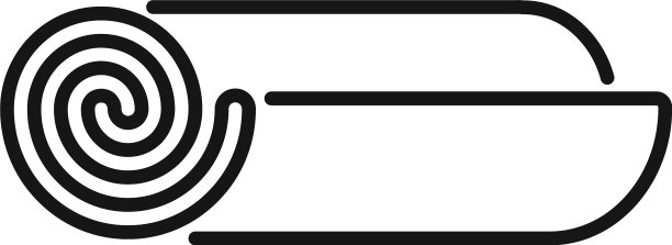 运动垫图标轮廓健身房地毯图片下载