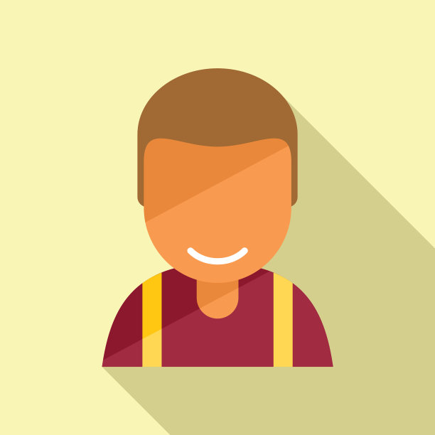 微笑尊重图标扁平人团队图片下载