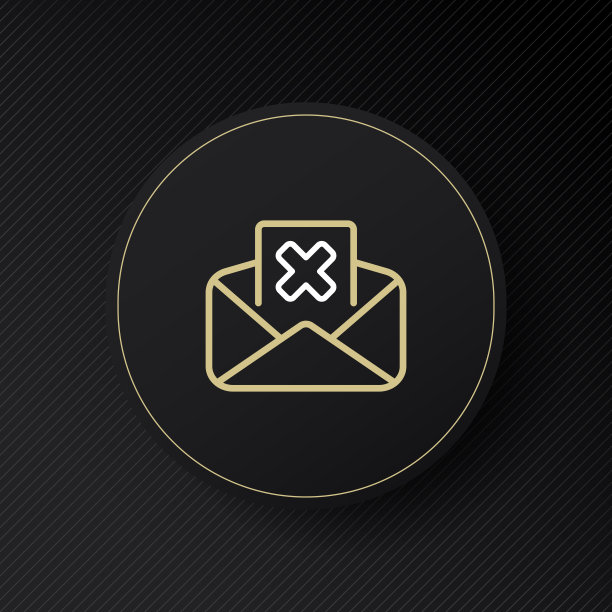 带有跨线图标的信封。拒绝，拒绝，关闭，删除，信件，消息，电子邮件，工作，员工，秘书。经营理念。矢量线图标的业务和广告图片下载