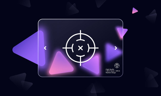 目标线图标。目标受众、目标定位、目标学家、分析学、市场营销、战略、计划、团队合作、代表。经营理念。Glassmorphism。矢量线图标的业务和广告图片下载