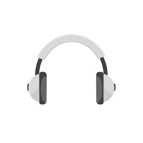 耳机孤立在白色背景。客户服务或耳机概念。图片下载
