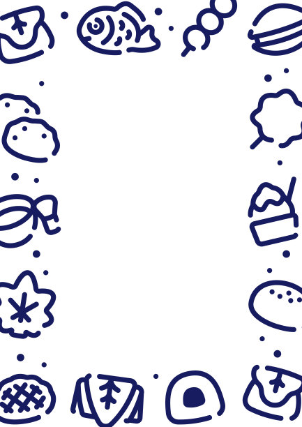 日式甜品和甜品图案背景，用于图形设计。大小垂直框架。图片下载