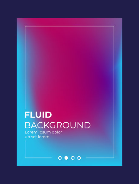 抽象梯度流体背景。一套现代海报背景的商业。流体形式的现代色彩。矢量插图简约风格的概念图片下载