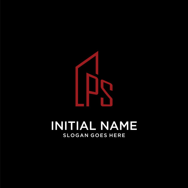 Ps初始字母与建筑标志设计图片下载