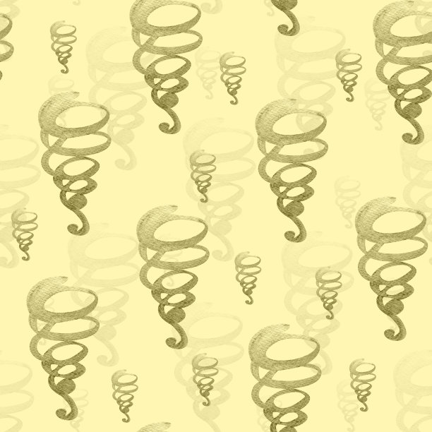 旋风、旋风、漩涡水彩无缝图案图片下载