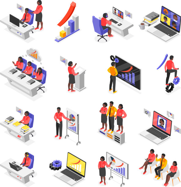 业务培训等距集图片下载