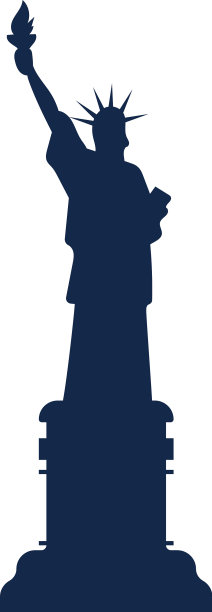 自由女神像轮廓图片下载