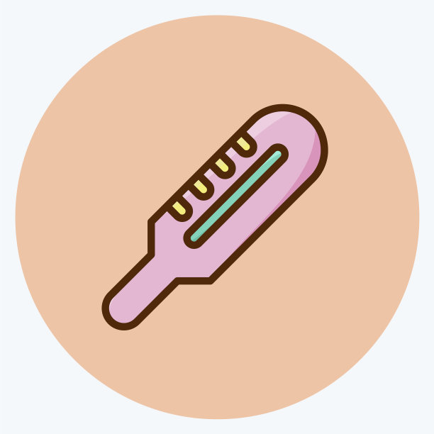 图标温度计适合儿童符号平图片下载