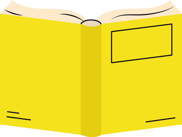 黄色书设计图片下载