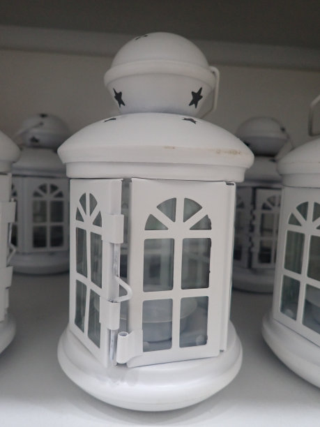 十二颗星玻璃烛台灯笼图片下载