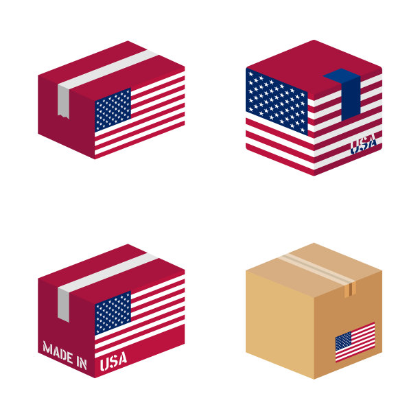 硬纸板包装与美国图片下载