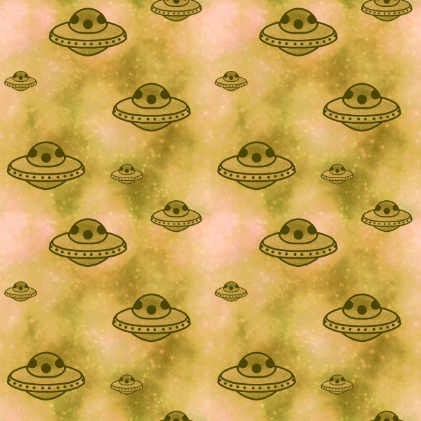 宇宙飞船无缝图案的织物和纺织品，包装和亚麻布和孩子图片下载