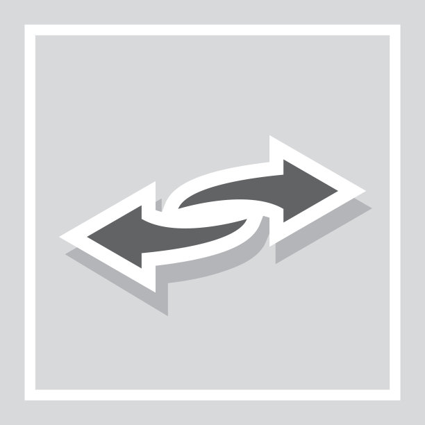 转移符号矢量图标。箭头图标。刷新按钮图片下载