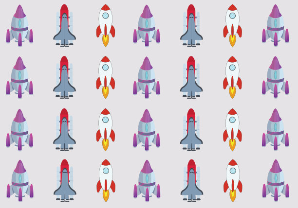 三枚火箭图片下载