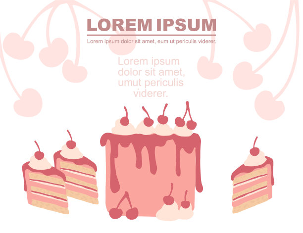 广告传单设计一块蛋糕用图片下载
