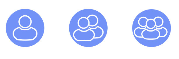 人物图标设置平的背景。人群的迹象。图片下载