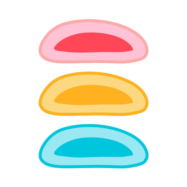 莫吉手手绘向量集插图标志类型图标在卡通涂鸦风格图片下载