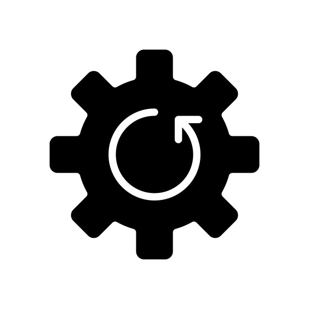 更新黑色字形图标图片下载