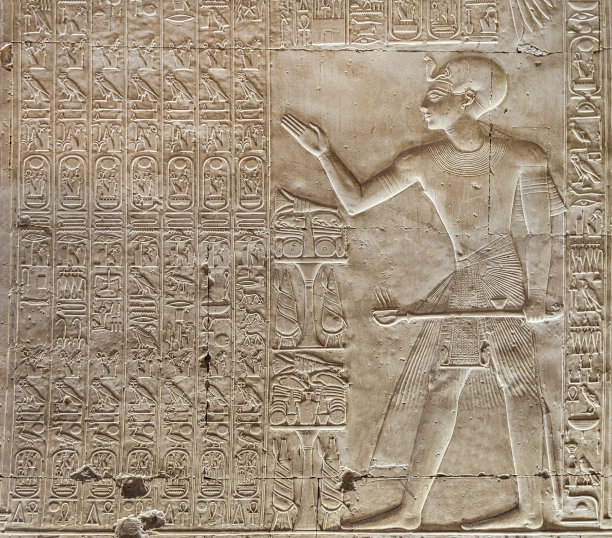 塞提一世在阿拜多斯大神庙，索哈杰，埃及图片下载