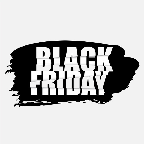 黑色星期五的横幅设计与3d标志图片下载
