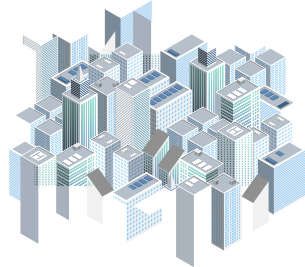 等距的未来城市图片下载