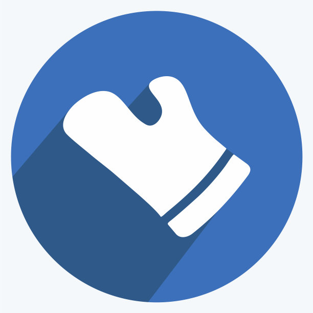 图标厨房手套适合烘焙标志图片下载