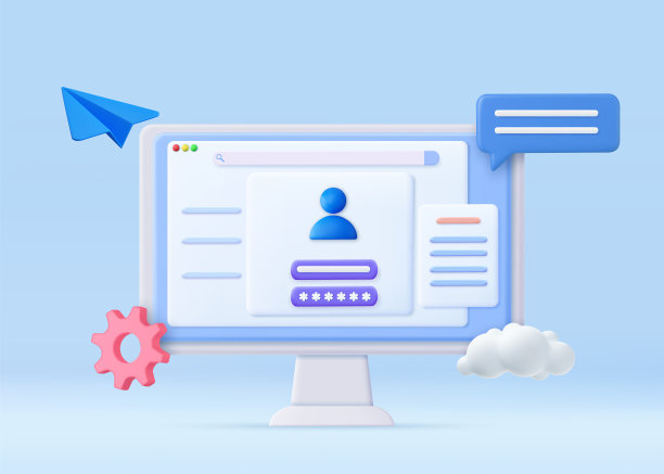 计算机和帐户登录和密码图片下载