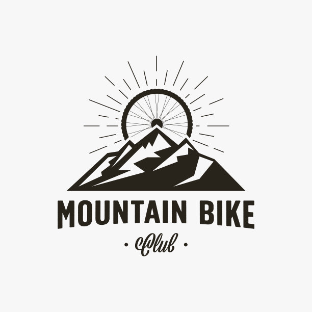 印章徽徽太阳山地车标志图片下载