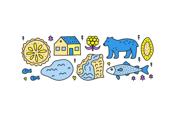 群画自然经济农村生活图片下载