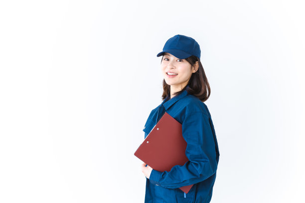 女工地主管检查工地图片下载