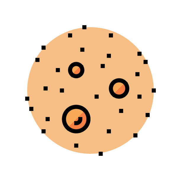 普通摩尔色图标矢量插图图片下载