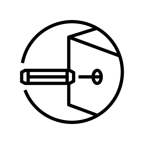 插入家具销子组装家具线图标矢量插图图片下载
