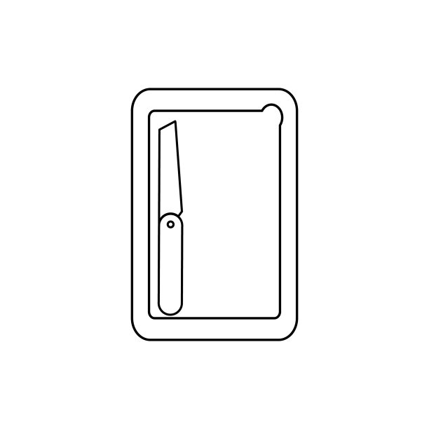 切菜板和刀的标志免费图片下载