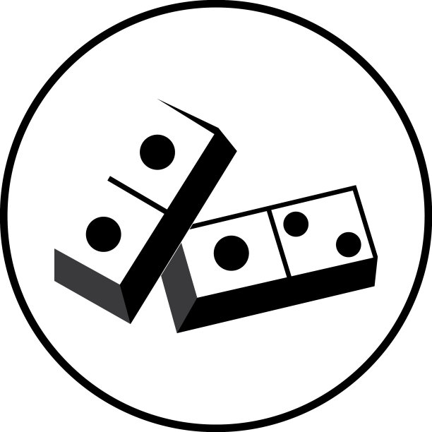 多米诺骨牌的标志图片下载