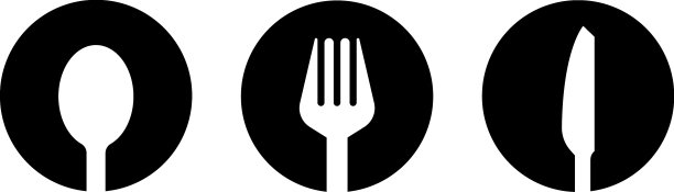 叉子勺子刀具图标图片下载