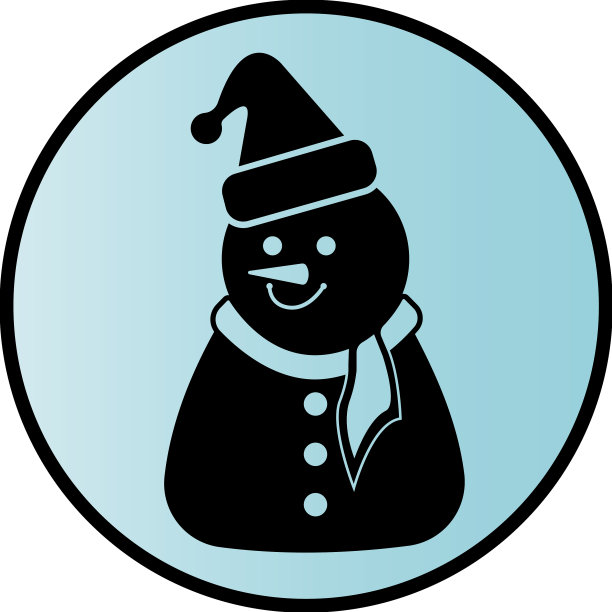 雪人图标图片下载