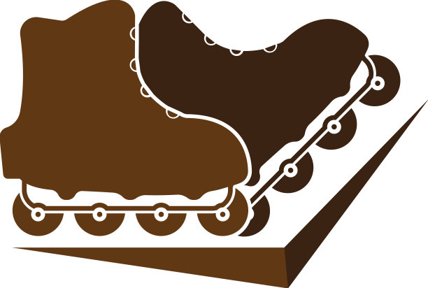 滑冰的标志图片下载