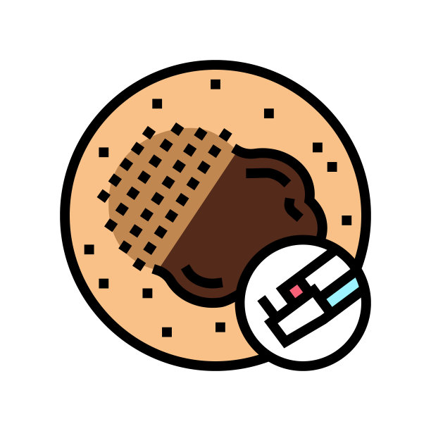 激光痣去除颜色图标矢量插图图片下载